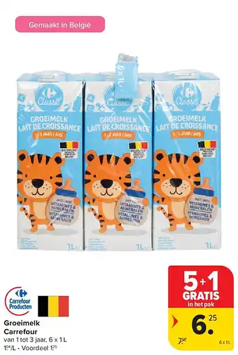 Carrefour Groeimelk Carrefour aanbieding