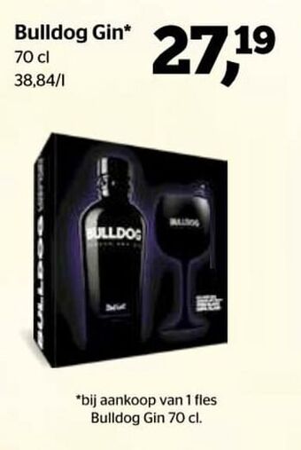 Spar Bulldog gin aanbieding