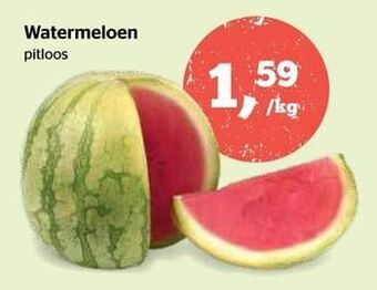 Spar Watermeloen aanbieding
