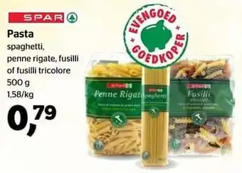 Spar Pasta aanbieding