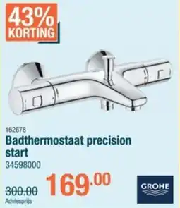 Cevo Grohe Badthermostaat precision start aanbieding
