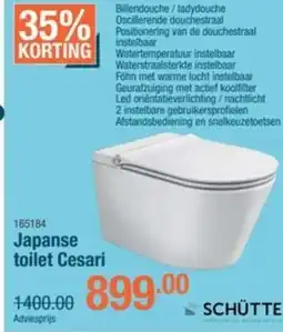 Cevo Schütte Japanse toilet Cesari aanbieding