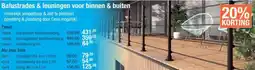 Cevo Balustrades & leuningen voor binnen & buiten aanbieding