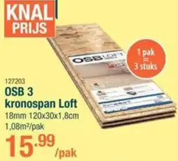 Cevo OSB 3 kronospan Loft aanbieding