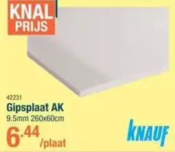 Cevo Knauf Gipsplaat AK aanbieding
