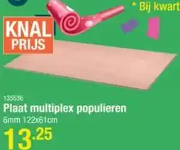 Cevo Plaat multiplex populieren aanbieding