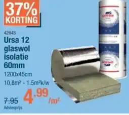 Cevo Ursa 12 glaswol isolatie aanbieding
