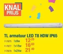 Cevo TL armatuur LED T8 HDW IP65 aanbieding