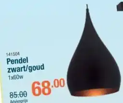 Cevo Pendel zwart/goud aanbieding