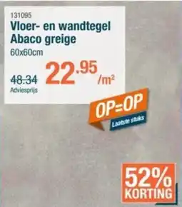Cevo Vloer- en wandtegel Abaco greige aanbieding