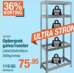 Cevo Opbergrek galva/rooster aanbieding