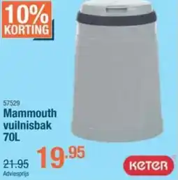 Cevo Keter Mammouth vuilnisbak aanbieding