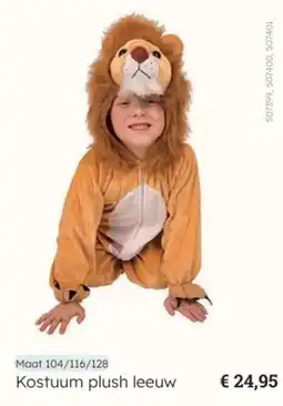 Multi bazar Kostuum plush leeuw aanbieding