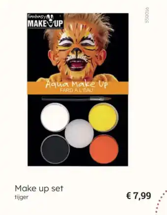 Make up set tijger