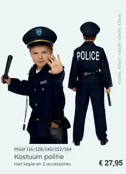 Multi bazar Kostuum politie aanbieding