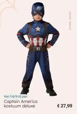 Multi bazar Captain America kostuum deluxe aanbieding