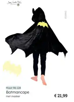 Multi bazar Batmancape met masker aanbieding