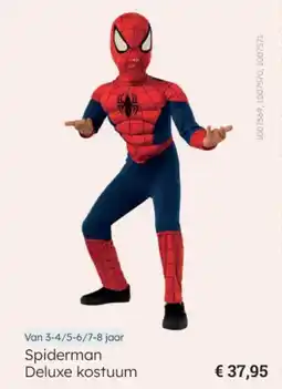 Multi bazar Spiderman Deluxe kostuum aanbieding