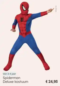 Multi bazar Spiderman Deluxe kostuum aanbieding