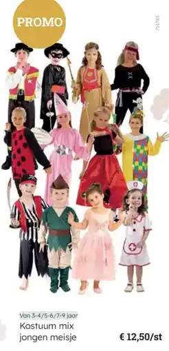 Multi bazar Kostuum mix jongen meisje aanbieding