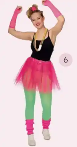 Multi bazar Set neon tutu fuchsia aanbieding