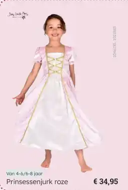 Multi bazar Prinsessenjurk roze aanbieding