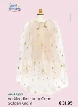 Multi bazar Verkleedkostuum Cape Golden Glam aanbieding