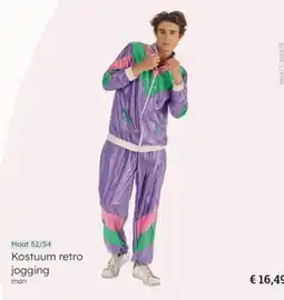 Multi bazar Kostuum retro jogging man aanbieding