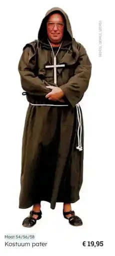 Multi bazar Kostuum pater aanbieding