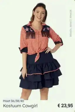 Multi bazar Kostuum Cowgirl aanbieding