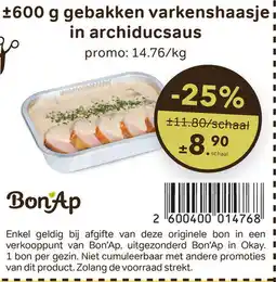 Bon Ap Gebakken varkenshaasje! in archiducsaus aanbieding