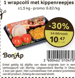 Bon Ap Wrapcolli met kippenreepjes aanbieding