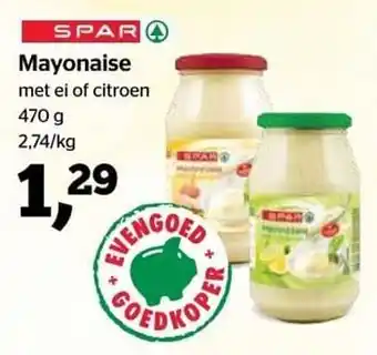 Spar Mayonaise aanbieding