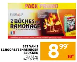 Trafic Set van 2 schoorsteenreiniger blokken aanbieding