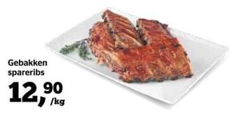 Spar Gebakken spareribs aanbieding