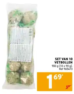 Trafic Set van 10 vetbollen aanbieding