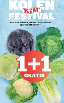 Spar Witte kool, rode kool, chinese kool, savooikool, spitskool of bloemkool aanbieding