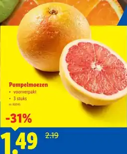 Lidl Pompelmoezen aanbieding