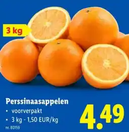Lidl Perssinaasappelen aanbieding