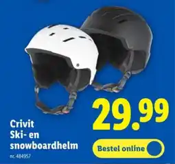 Lidl Crivit Ski-en snowboardhelm aanbieding