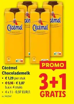 Lidl Cécémel chocolademelk aanbieding