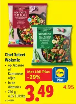 Lidl Chef Select Wokmix aanbieding