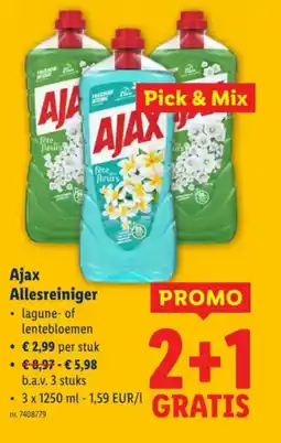 Lidl Ajax Allesreiniger aanbieding