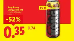 Lidl Kong Strong Energy drink XXL aanbieding