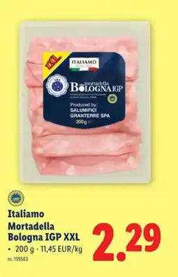 Lidl Italiamo Mortadella Bologna IGP XXL aanbieding