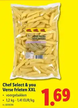 Lidl Chef Select & you Verse frieten XXL aanbieding