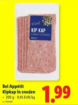 Lidl Bel appétit kipkap in sneden aanbieding
