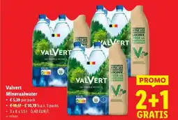 Lidl Valvert mineraalwater aanbieding