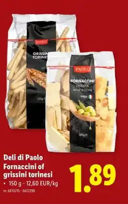 Lidl Deli di paolo fornaccini of grissini torinesi aanbieding