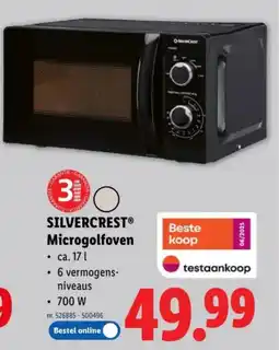 Lidl Silvercrest microgolfoven aanbieding